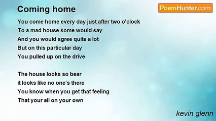 kevin glenn - Coming home