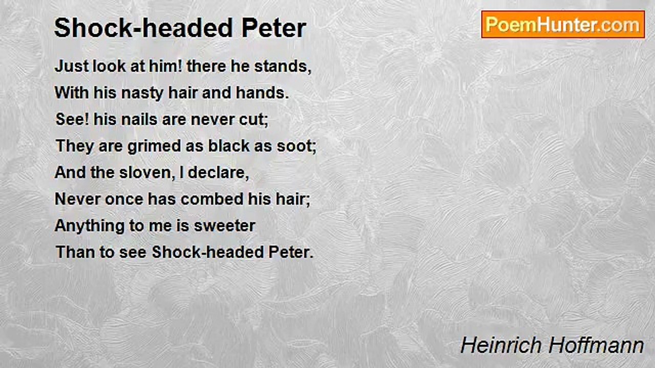 Heinrich Hoffmann - Shock-headed Peter