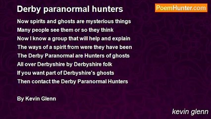 kevin glenn - Derby paranormal hunters