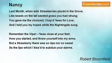 Robert Bloomfield - Nancy