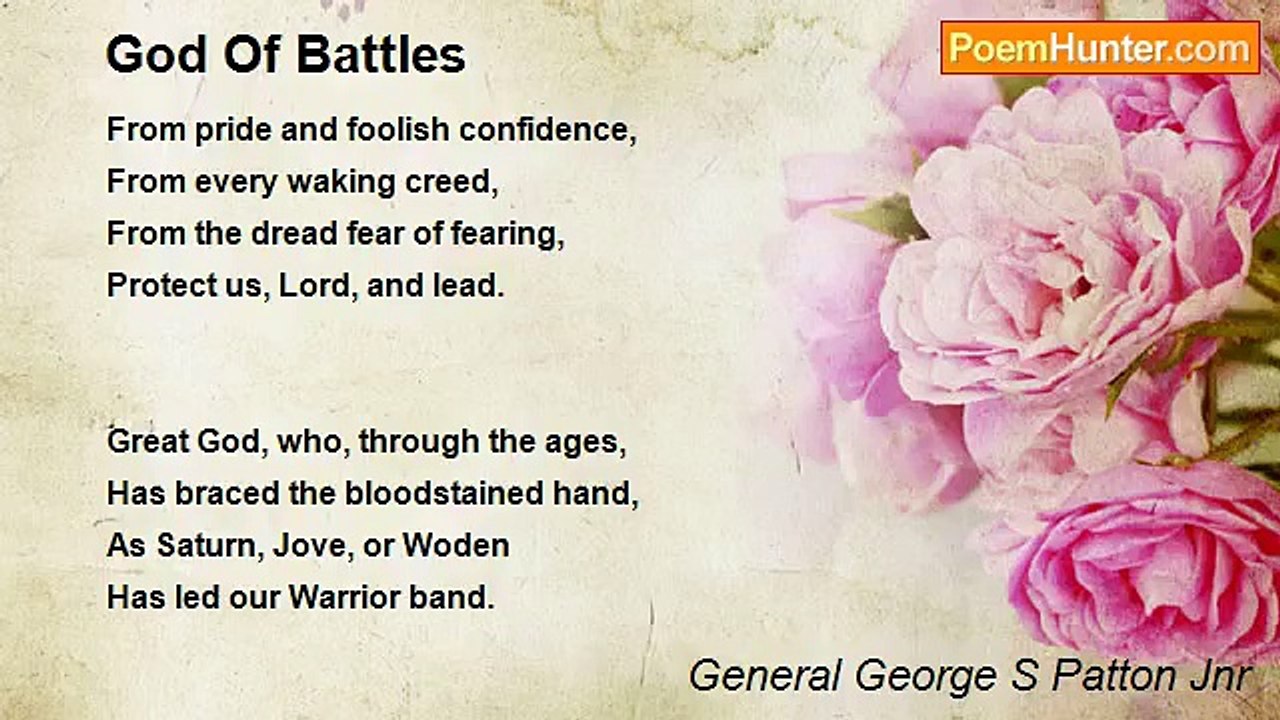 General George S Patton Jnr - God Of Battles