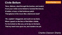 Charles Dawson Shanly - Civile Bellum
