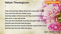 Sam Walter Foss - Odium Theologicum