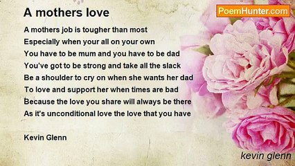 kevin glenn - A mothers love