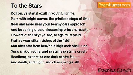 Erasmus Darwin - To the Stars