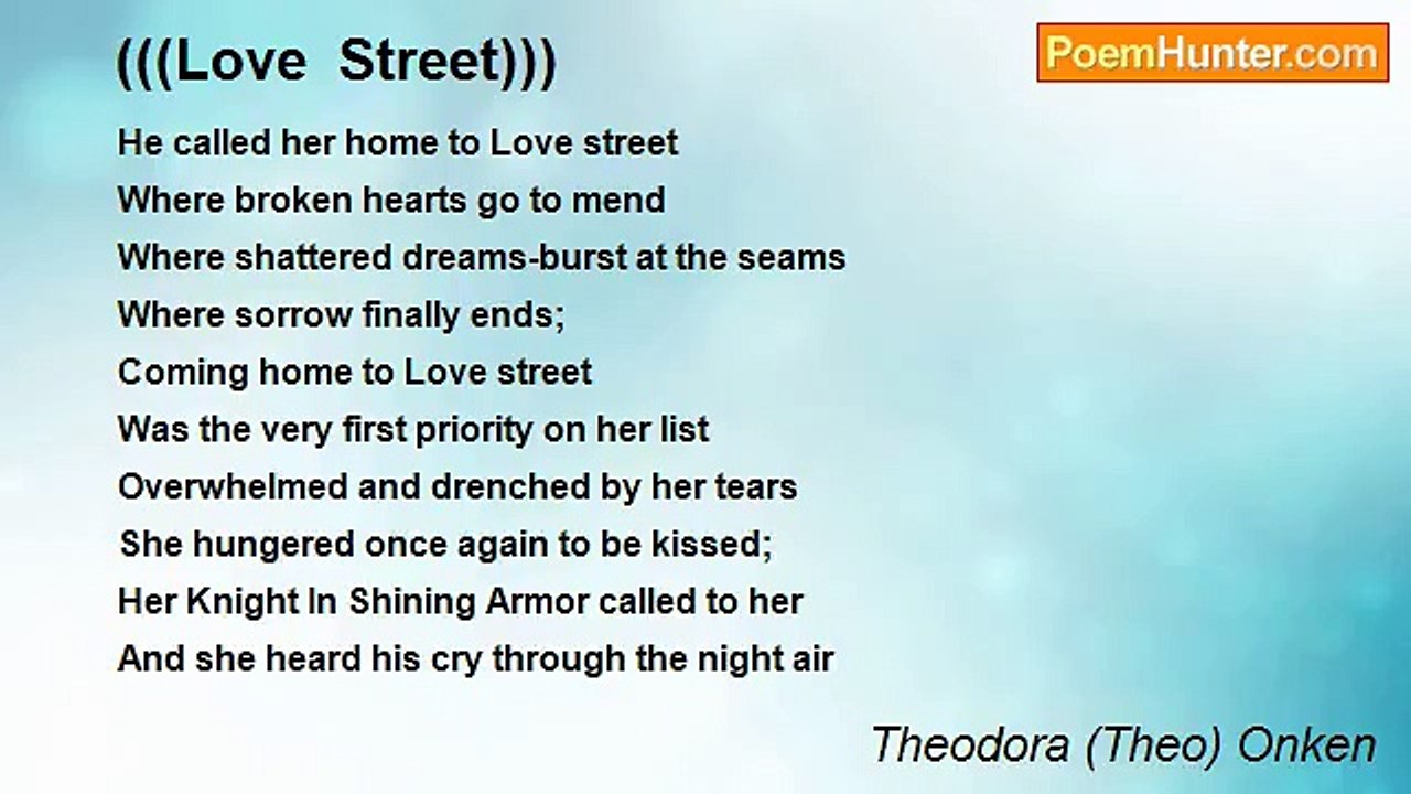 Theodora (Theo) Onken - (((Love  Street)))