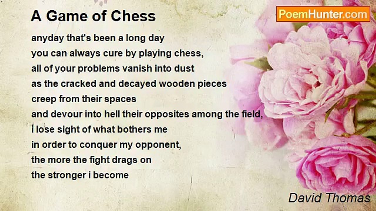 David Thomas - A Game of Chess
