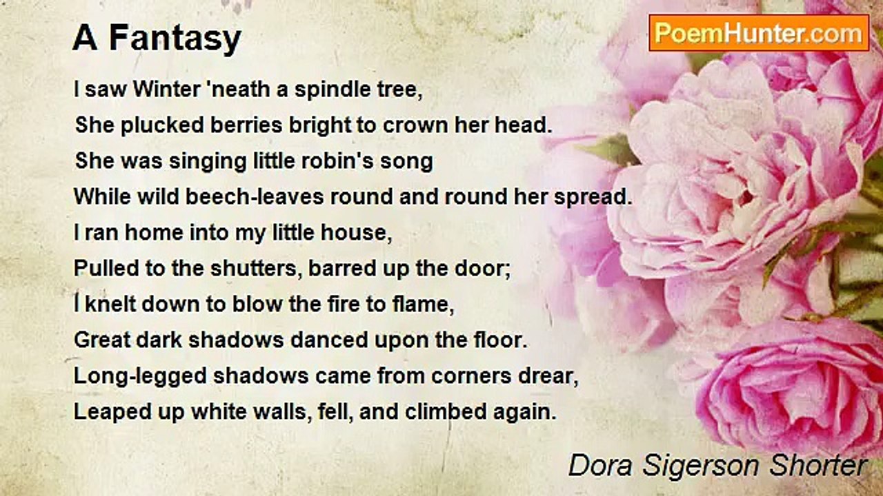 Dora Sigerson Shorter - A Fantasy