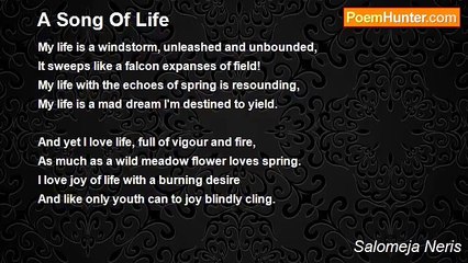 Salomeja Neris - A Song Of Life