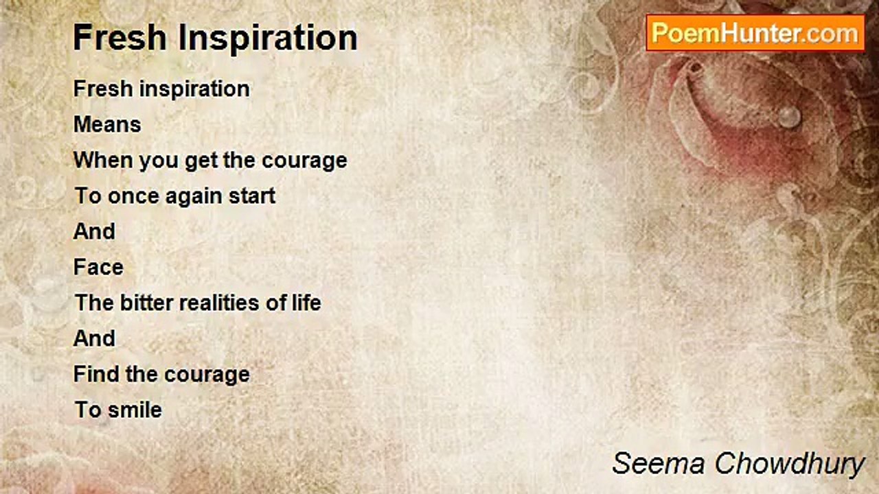 Seema Chowdhury - Fresh Inspiration