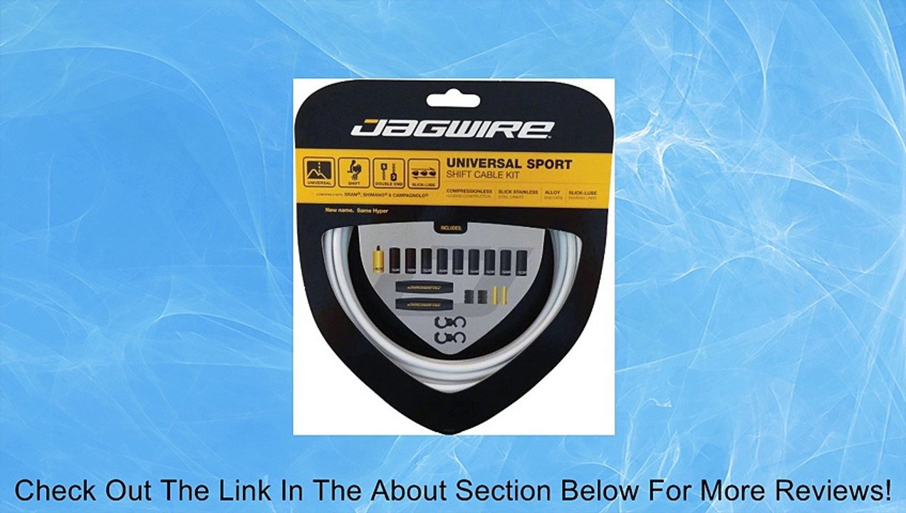 Jagwire Universal Sport Shift Cable Kit White Review