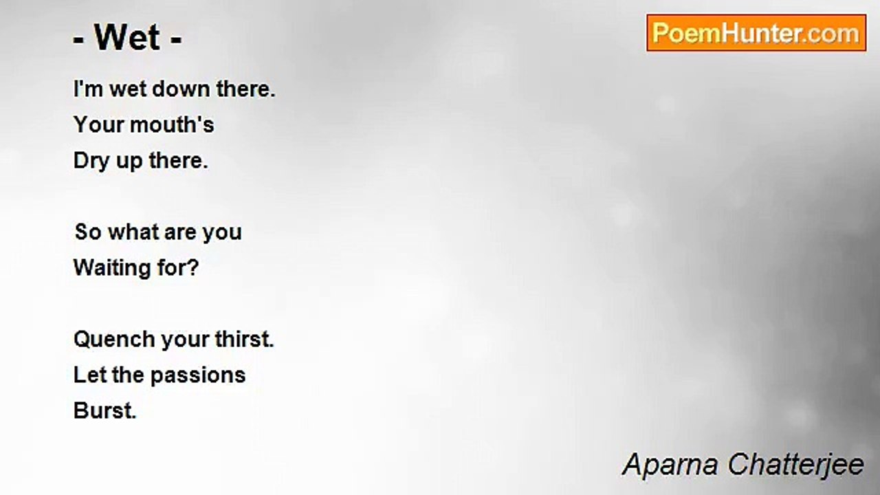 Aparna Chatterjee - - Wet -