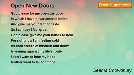 Seema Chowdhury - Open New Doors