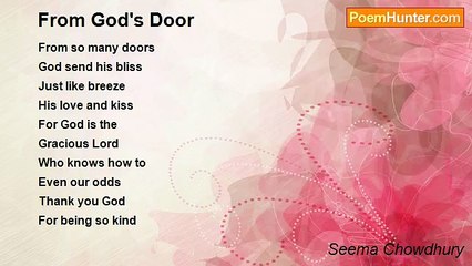 Seema Chowdhury - From God's Door