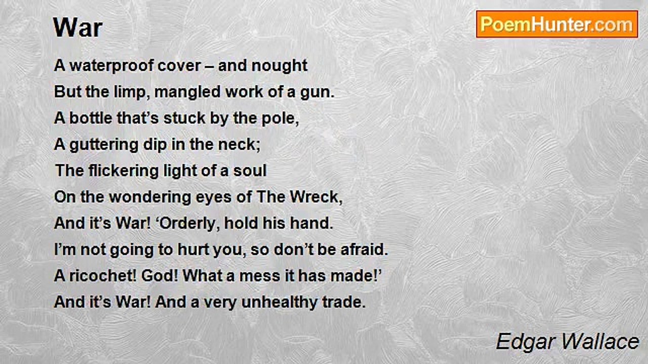 Edgar Wallace - War