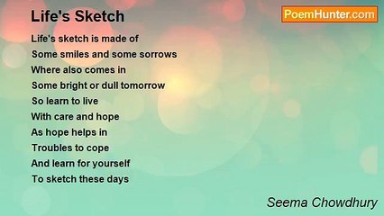 Seema Chowdhury - Life's Sketch