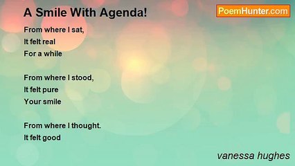 vanessa hughes - A Smile With Agenda!