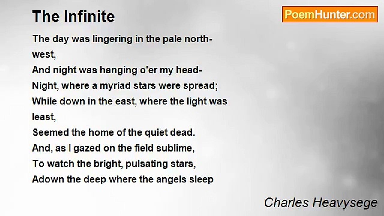Charles Heavysege - The Infinite
