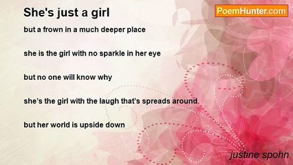 justine spohn - She's just a girl