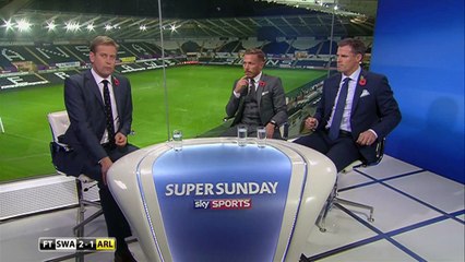 Craig Bellamy and Jamie Carragher say Arsenal are going backwards - 9th November 2014.