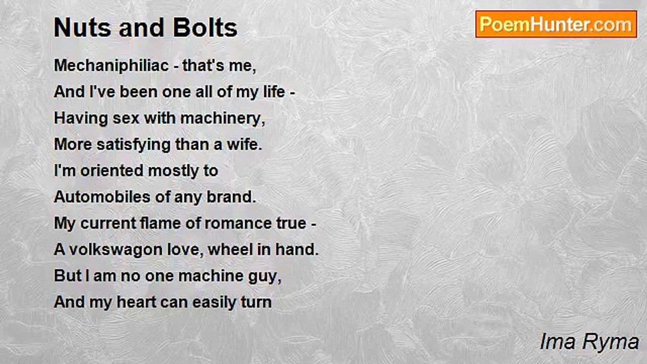 Ima Ryma - Nuts and Bolts