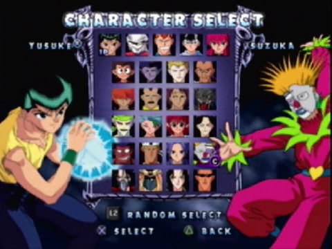 Spirit Detective Yusuke Urameshi VS Demon In A Yu Yu Hakusho Dark Tournament Match / Battle / Fight