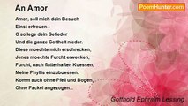 Gotthold Ephraim Lessing - An Amor