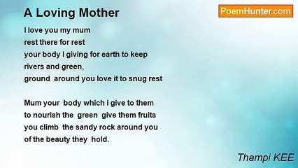 Thampi KEE - A Loving Mother