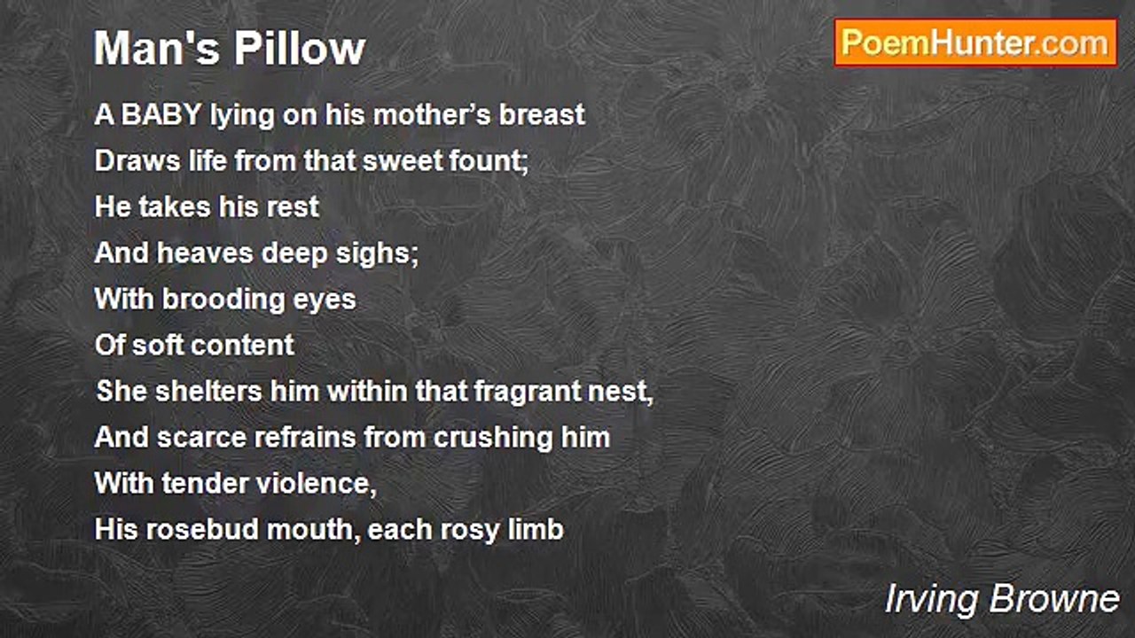 Irving Browne - Man's Pillow