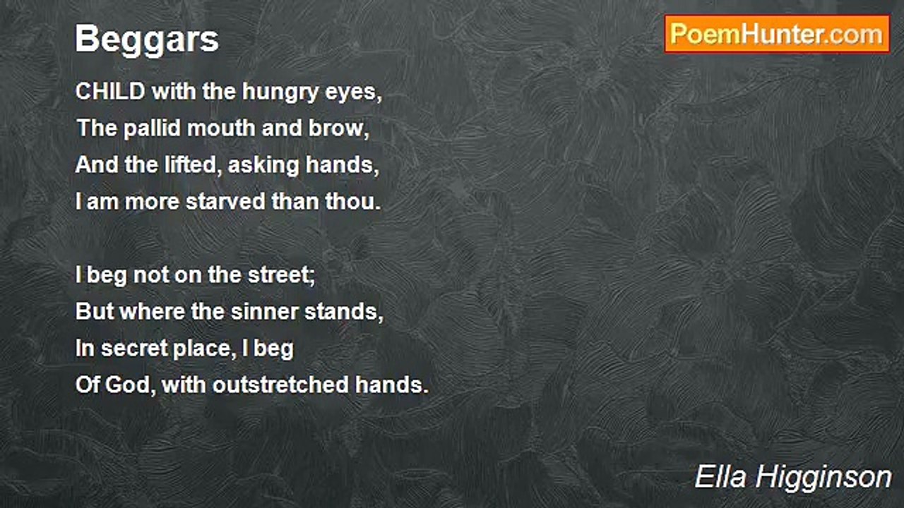 Ella Higginson - Beggars