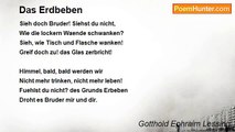 Gotthold Ephraim Lessing - Das Erdbeben