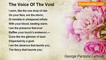 George Parsons Lathrop - The Voice Of The Void