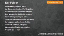 Gotthold Ephraim Lessing - Der Fehler