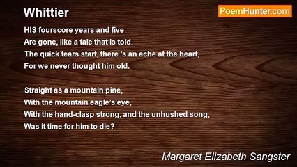 Margaret Elizabeth Sangster - Whittier