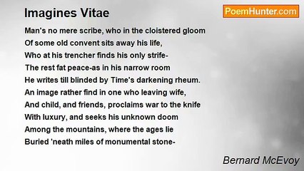 Bernard McEvoy - Imagines Vitae