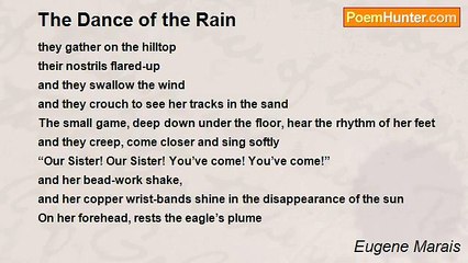 Eugene Marais - The Dance of the Rain