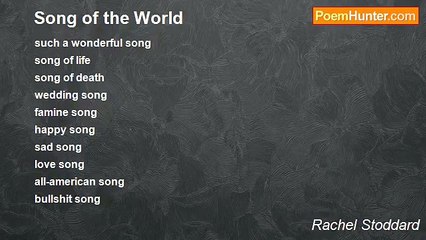 Rachel Stoddard - Song of the World