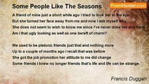 Francis Duggan - Some People Like The Seasons