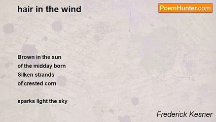 Frederick Kesner - hair in the wind