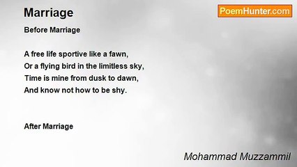 Mohammad Muzzammil - Marriage