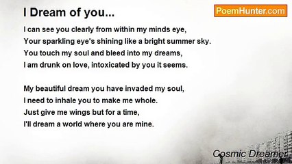 Cosmic Dreamer - I Dream of you...
