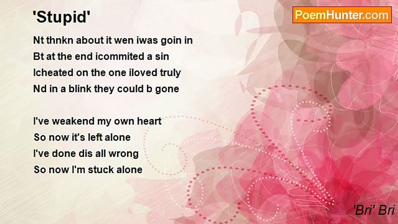 'Bri' Bri - 'Stupid'