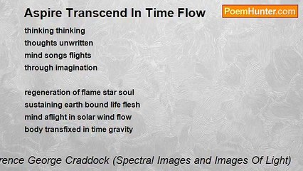 Terence George Craddock (Spectral Images and Images Of Light) - Aspire Transcend In Time Flow
