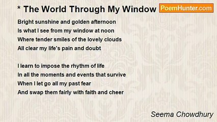 Seema Chowdhury - The World Through My Window