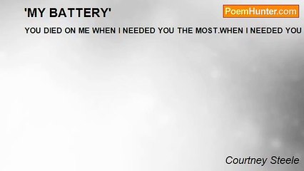 Courtney Steele - 'MY BATTERY'