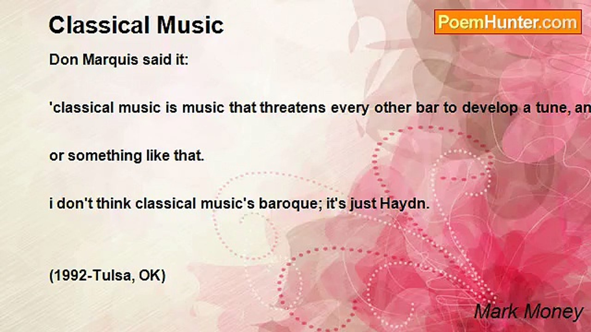 ⁣Mark Money - Classical Music