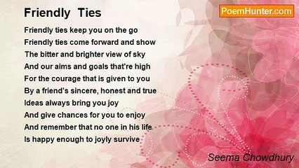 Seema Chowdhury - Friendly  Ties