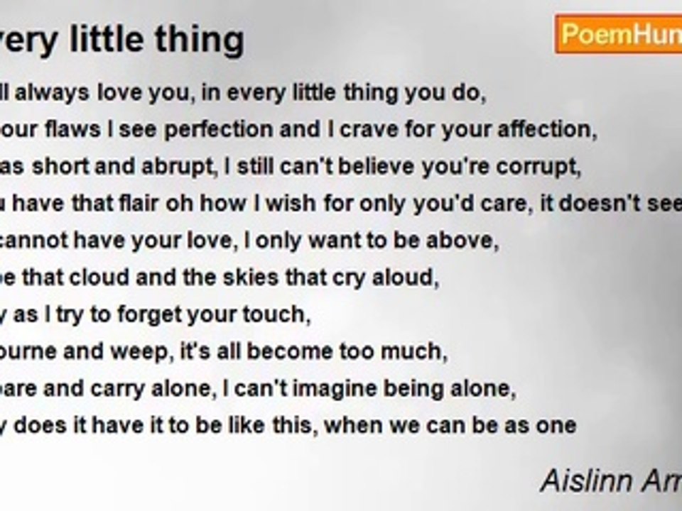 Aislinn Armstrong - Every little thing