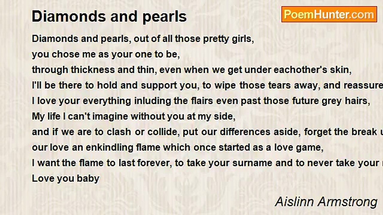 Aislinn Armstrong - Diamonds and pearls