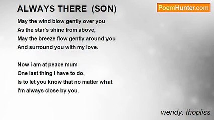 wendy. thopliss - ALWAYS THERE  (SON)